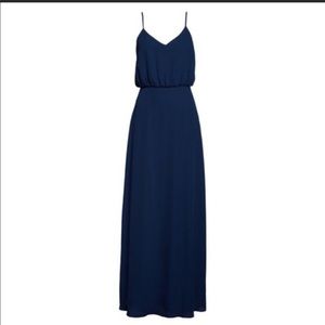 Wayf long navy dress  — wedding guest & bridesmaid! — NWT